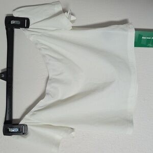 SHEIN White Off-Shoulder Crop Top